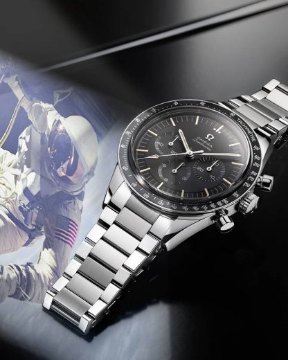 Omega Acesso exclusivo Speedmaster Calibre 321 39,7 mm, aço em aço 311.30.40.30.01.001 - Image 4