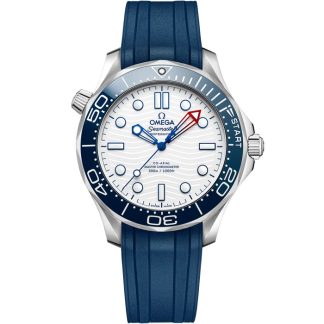 Omega America's Cup Seamaster Diver 300M 42 mm, aço em bracelete de borracha 210.32.42.20.04.002
