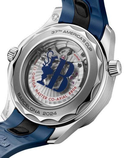 Omega America's Cup Seamaster Diver 300M 42 mm, aço em bracelete de borracha 210.32.42.20.04.002 - Image 5