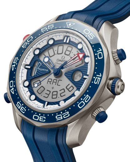 Omega America's Cup Seamaster Regatta 46,75 mm, titânio em bracelete de borracha 216.92.46.79.10.001 - Image 3