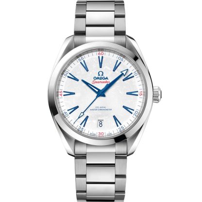 Omega Beijing 2022 Seamaster Aqua Terra 150M 41 mm, aço em aço 522.10.41.21.04.001