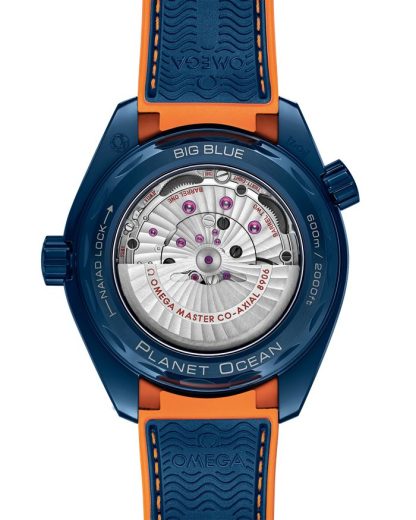 Omega Big Blue Seamaster PLANET OCEAN 600M 45,5 mm, cerâmica azul em bracelete de borracha 215.92.46.22.03.001 - Image 2