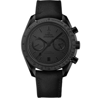 Omega Black Black Speedmaster Dark Side of the Moon 44,25 mm, cerâmica preta em bracelete de tecido de nylon revestido 311.92.44.51.01.005