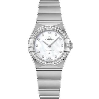 Omega Constellation 25 mm, aço em aço 131.15.25.60.55.001