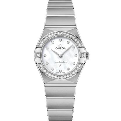 Omega Constellation 25 mm, aço em aço 131.15.25.60.55.001