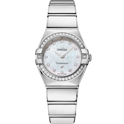 Omega Constellation 25 mm, aço em aço 131.15.25.60.55.002