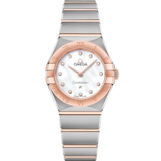 Omega Constellation 25 mm, aço - ouro Sedna™ em aço - ouro Sedna™ 131.20.25.60.55.001