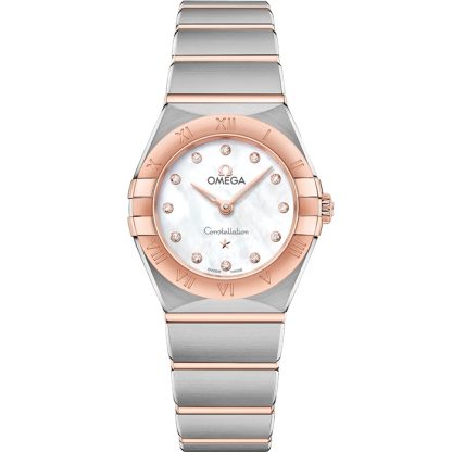 Omega Constellation 25 mm, aço - ouro Sedna™ em aço - ouro Sedna™ 131.20.25.60.55.001