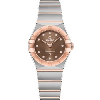 Omega Constellation 25 mm, aço - ouro Sedna™ em aço - ouro Sedna™ 131.20.25.60.63.001