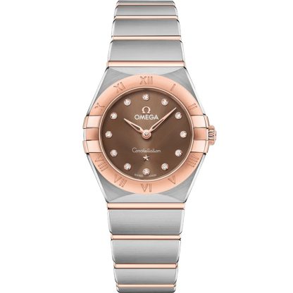 Omega Constellation 25 mm, aço - ouro Sedna™ em aço - ouro Sedna™ 131.20.25.60.63.001