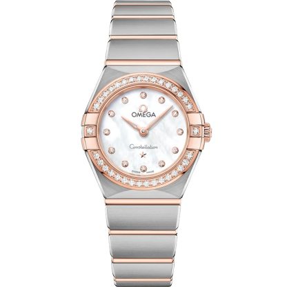 Omega Constellation 25 mm, aço - ouro Sedna™ em aço - ouro Sedna™ 131.25.25.60.55.001