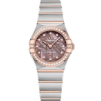 Omega Constellation 25 mm, aço - ouro Sedna™ em aço - ouro Sedna™ 131.25.25.60.99.001