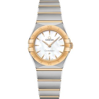 Omega Constellation 25 mm, aço - ouro amarelo em aço - ouro amarelo 131.20.25.60.05.002