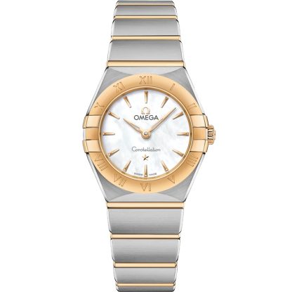 Omega Constellation 25 mm, aço - ouro amarelo em aço - ouro amarelo 131.20.25.60.05.002