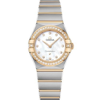 Omega Constellation 25 mm, aço - ouro amarelo em aço - ouro amarelo 131.25.25.60.55.002