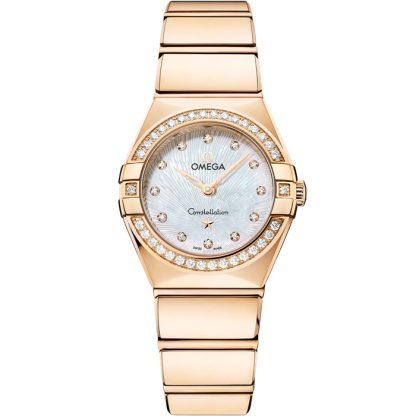 Omega Constellation 25 mm, ouro Moonshine™ em ouro Moonshine™ 131.55.25.60.55.003