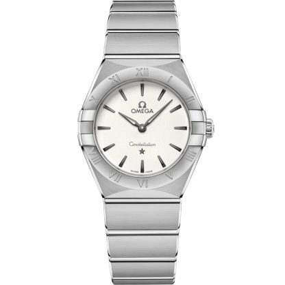 Omega Constellation 28 mm, aço em aço 131.10.28.60.02.001