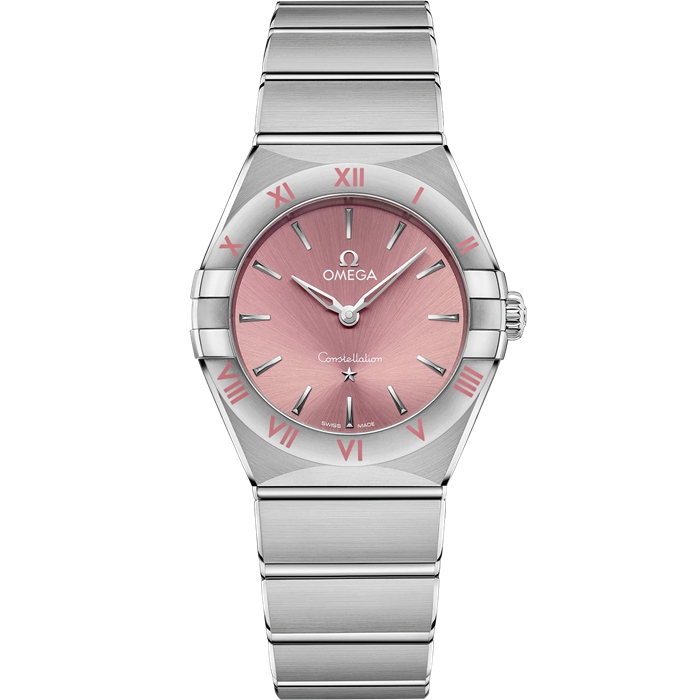 Omega Constellation 28 mm, aço em aço 131.10.28.60.11.001