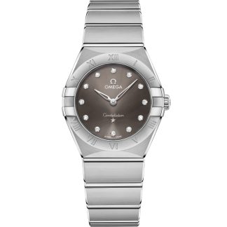 Omega Constellation 28 mm, aço em aço 131.10.28.60.56.001
