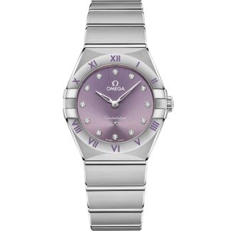 Omega Constellation 28 mm, aço em aço 131.10.28.60.60.002