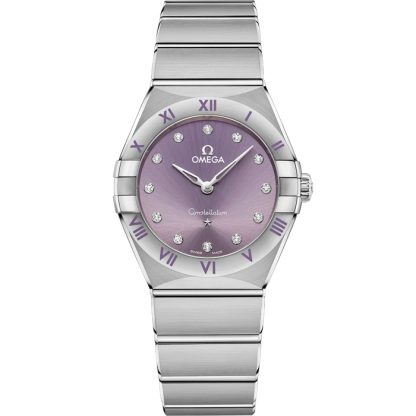 Omega Constellation 28 mm, aço em aço 131.10.28.60.60.002