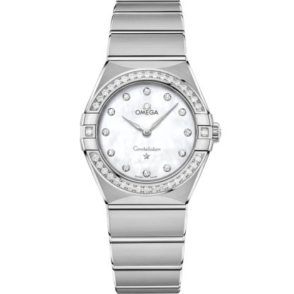 Omega Constellation 28 mm, aço em aço 131.15.28.60.55.001