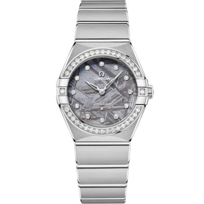 Omega Constellation 28 mm, aço em aço 131.15.28.60.99.001