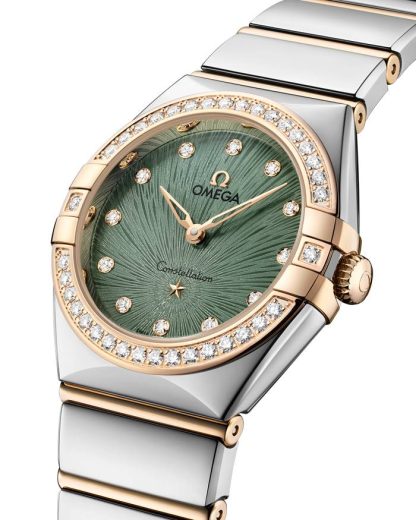 Omega Constellation 28 mm, aço - ouro Moonshine™ em aço - ouro Moonshine™ 131.25.28.60.60.001 - Image 3