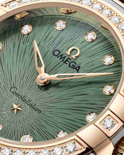 Omega Constellation 28 mm, aço - ouro Moonshine™ em aço - ouro Moonshine™ 131.25.28.60.60.001 - Image 4