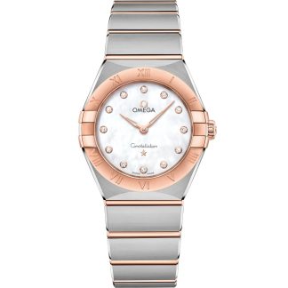 Omega Constellation 28 mm, aço - ouro Sedna™ em aço - ouro Sedna™ 131.20.28.60.55.001