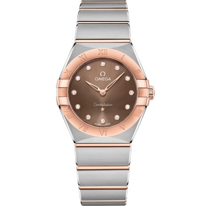 Omega Constellation 28 mm, aço - ouro Sedna™ em aço - ouro Sedna™ 131.20.28.60.63.001