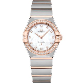 Omega Constellation 28 mm, aço - ouro Sedna™ em aço - ouro Sedna™ 131.25.28.60.55.001