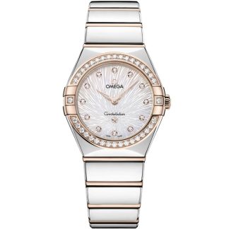 Omega Constellation 28 mm, aço - ouro Sedna™ em aço - ouro Sedna™ 131.25.28.60.55.003