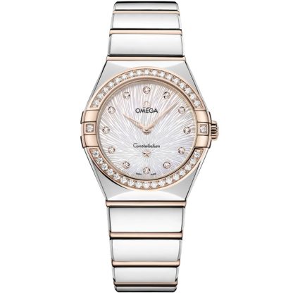 Omega Constellation 28 mm, aço - ouro Sedna™ em aço - ouro Sedna™ 131.25.28.60.55.003