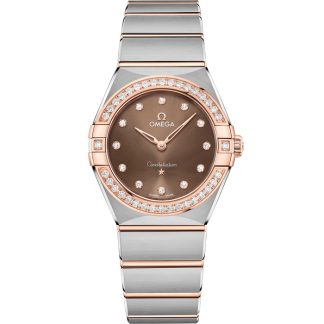 Omega Constellation 28 mm, aço - ouro Sedna™ em aço - ouro Sedna™ 131.25.28.60.63.001