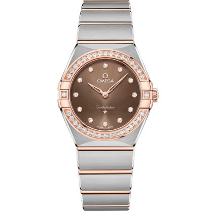Omega Constellation 28 mm, aço - ouro Sedna™ em aço - ouro Sedna™ 131.25.28.60.63.001