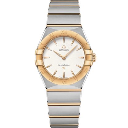 Omega Constellation 28 mm, aço - ouro amarelo em aço - ouro amarelo 131.20.28.60.02.002