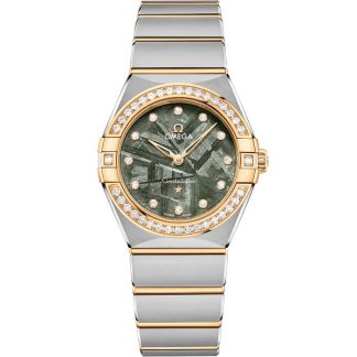 Omega Constellation 28 mm, aço - ouro amarelo em aço - ouro amarelo 131.25.28.60.99.002