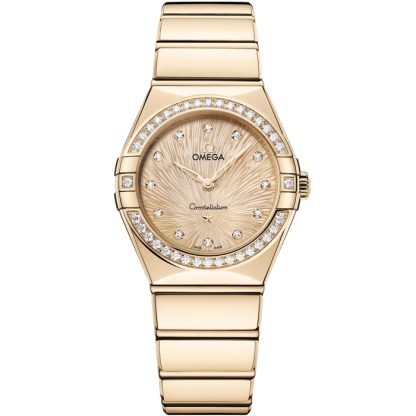 Omega Constellation 28 mm, ouro Moonshine™ em ouro Moonshine™ 131.55.28.60.58.001