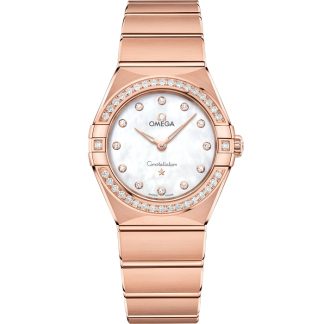 Omega Constellation 28 mm, ouro Sedna™ em ouro Sedna™ 131.55.28.60.55.001