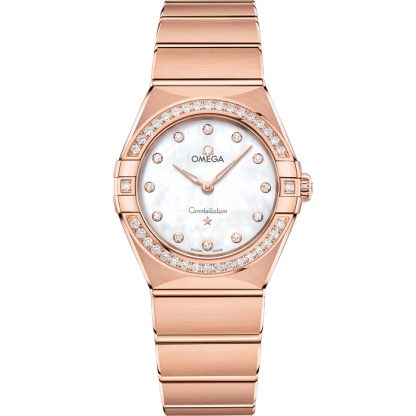 Omega Constellation 28 mm, ouro Sedna™ em ouro Sedna™ 131.55.28.60.55.001