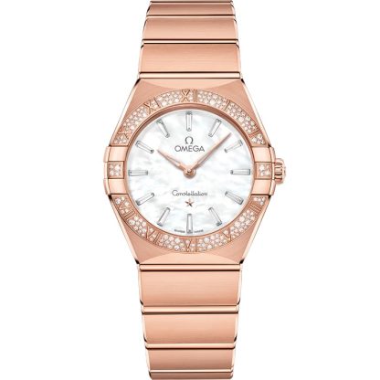 Omega Constellation 28 mm, ouro Sedna™ em ouro Sedna™ 131.55.28.60.55.003