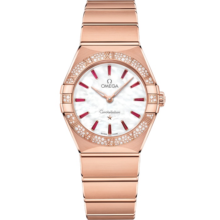 Omega Constellation 28 mm, ouro Sedna™ em ouro Sedna™ 131.55.28.60.55.004