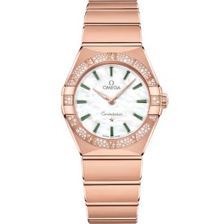 Omega Constellation 28 mm, ouro Sedna™ em ouro Sedna™ 131.55.28.60.55.005