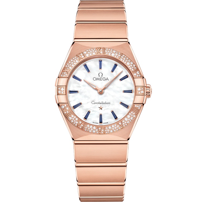 Omega Constellation 28 mm, ouro Sedna™ em ouro Sedna™ 131.55.28.60.55.007