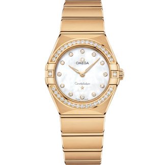 Omega Constellation 28 mm, ouro amarelo em ouro amarelo 131.55.28.60.55.002