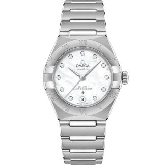 Omega Constellation 29 mm, aço em aço 131.10.29.20.55.001