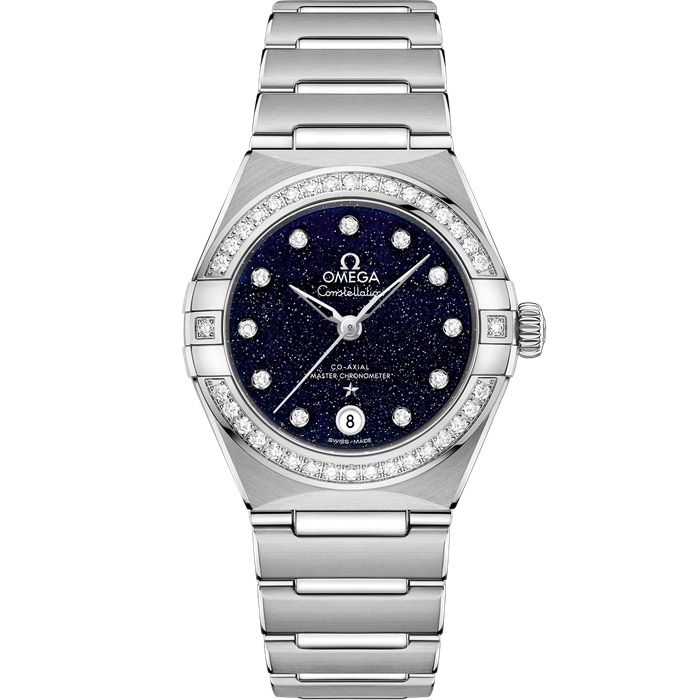 Omega Constellation 29 mm, aço em aço 131.15.29.20.53.001