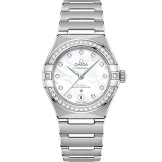Omega Constellation 29 mm, aço em aço 131.15.29.20.55.001