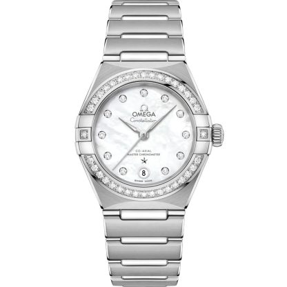 Omega Constellation 29 mm, aço em aço 131.15.29.20.55.001